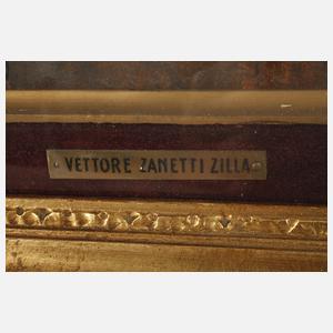 Vettore Zanetti-Zilla, Stillleben mit Sanduhr