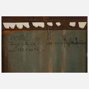 Vettore Zanetti-Zilla, Stillleben mit Sanduhr