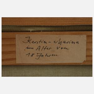 Liegender Mädchenakt