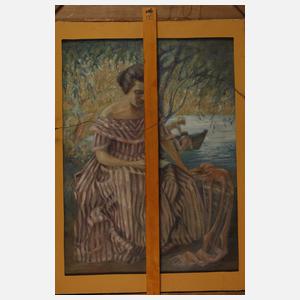 Doppelseitiges Gemälde