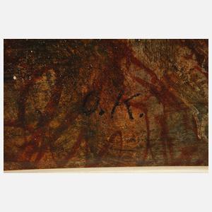 Verliebtes Bauernpaar