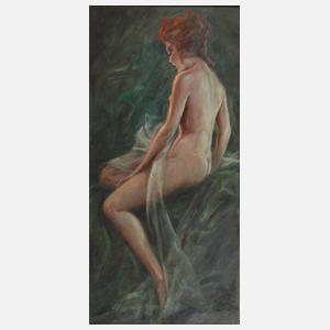 Rothaariger Mädchenakt