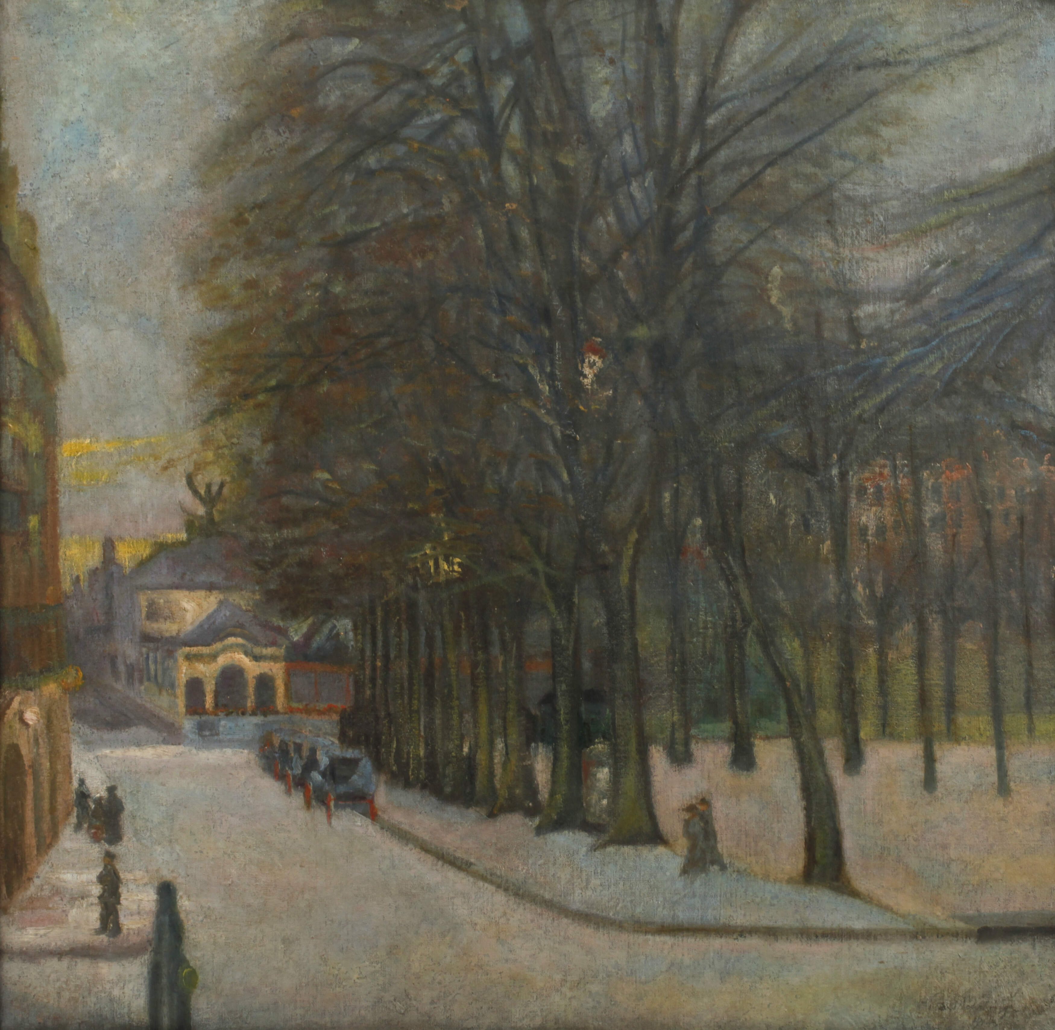 Winter in der Großstadt