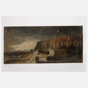 Sturm an der Steilküste