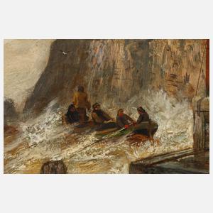 Sturm an der Steilküste