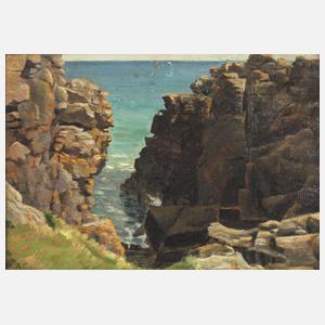 Sommerliche Steilküste