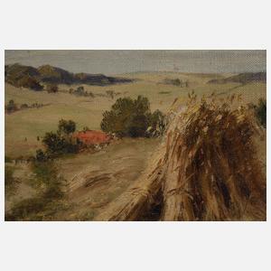 Willy Benz-Baenitz, Spätsommerliche Landschaft