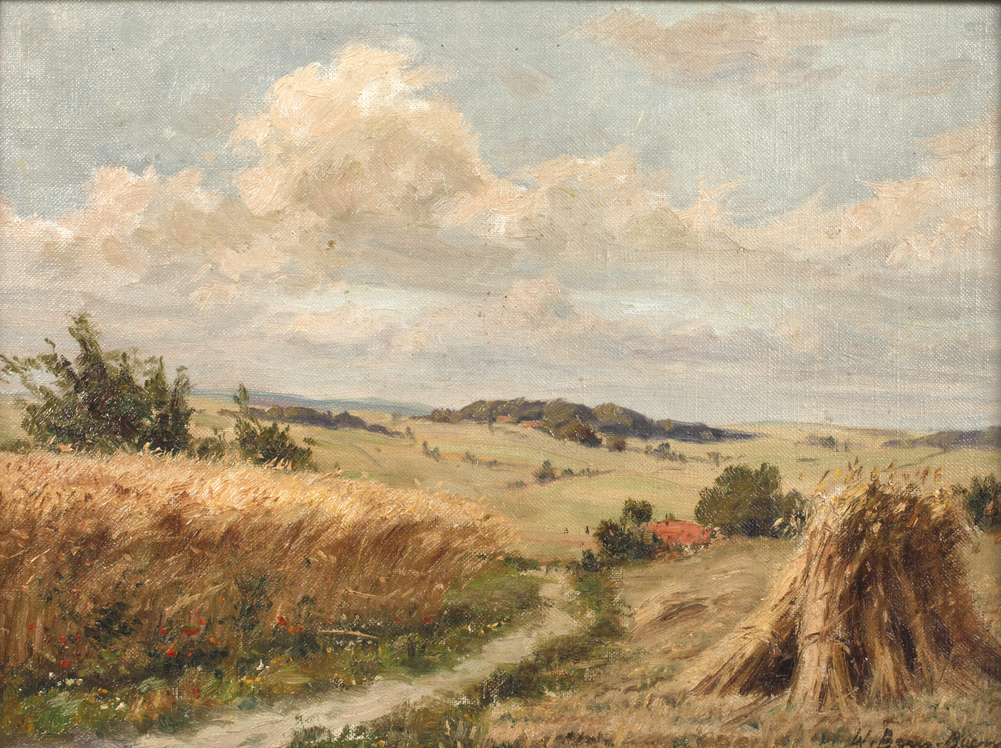 Willy Benz-Baenitz, Spätsommerliche Landschaft