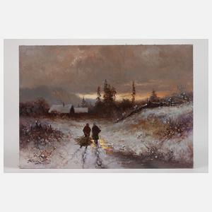 Rudolf Bierle, Winterabend