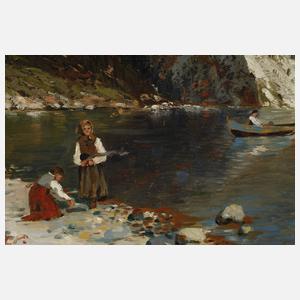 Burger, Sonnige Fjordlandschaft