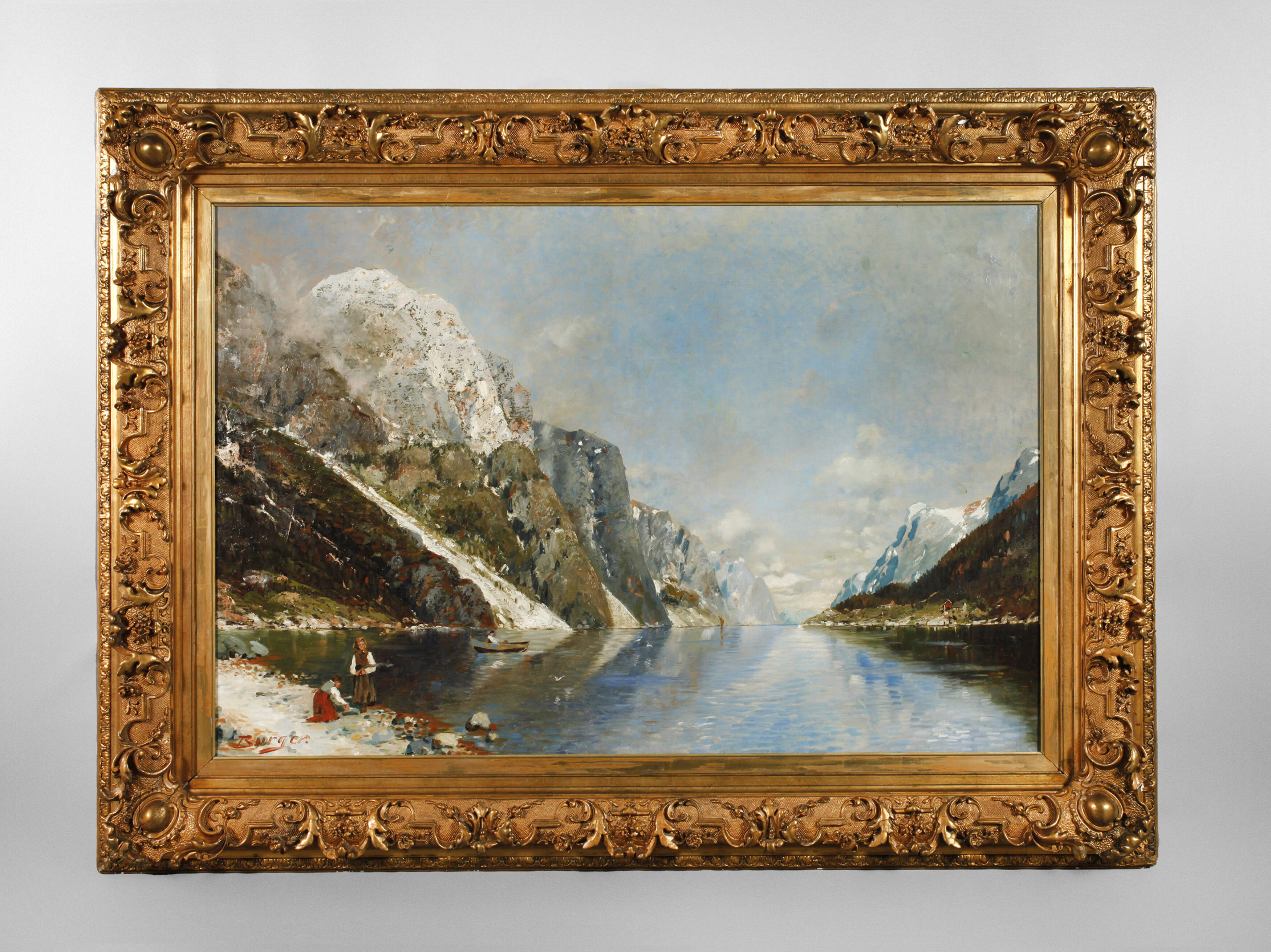 Burger, Sonnige Fjordlandschaft