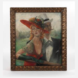 Jean Gabriel Domergue, Elegantes Paar