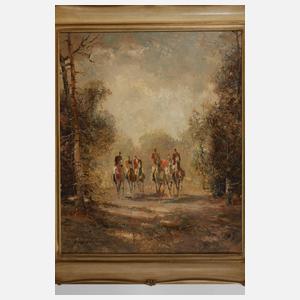 Ludwig Gschossmann, Fuchsjagdszene