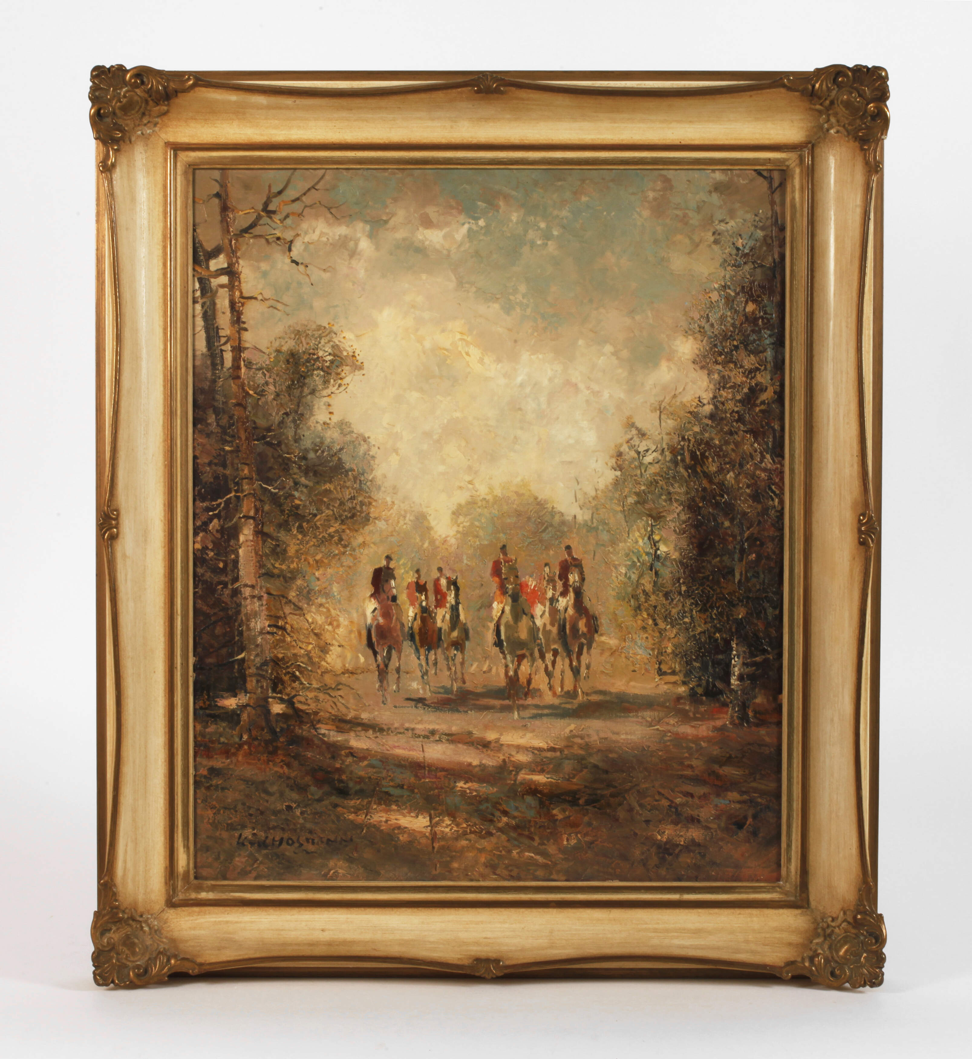 Ludwig Gschossmann, Fuchsjagdszene