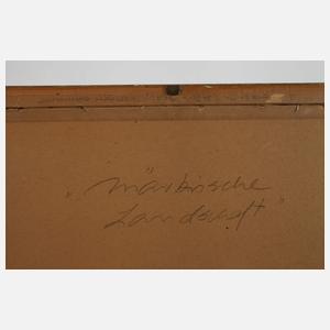 Johannes Hänsch, "Märkische Landschaft"