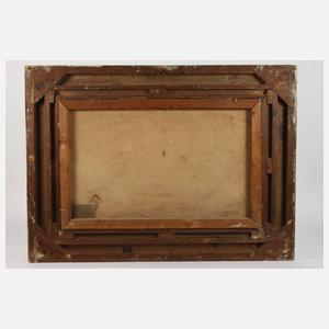 Georges Lapchine, Fischerboote vor Stadtkulisse