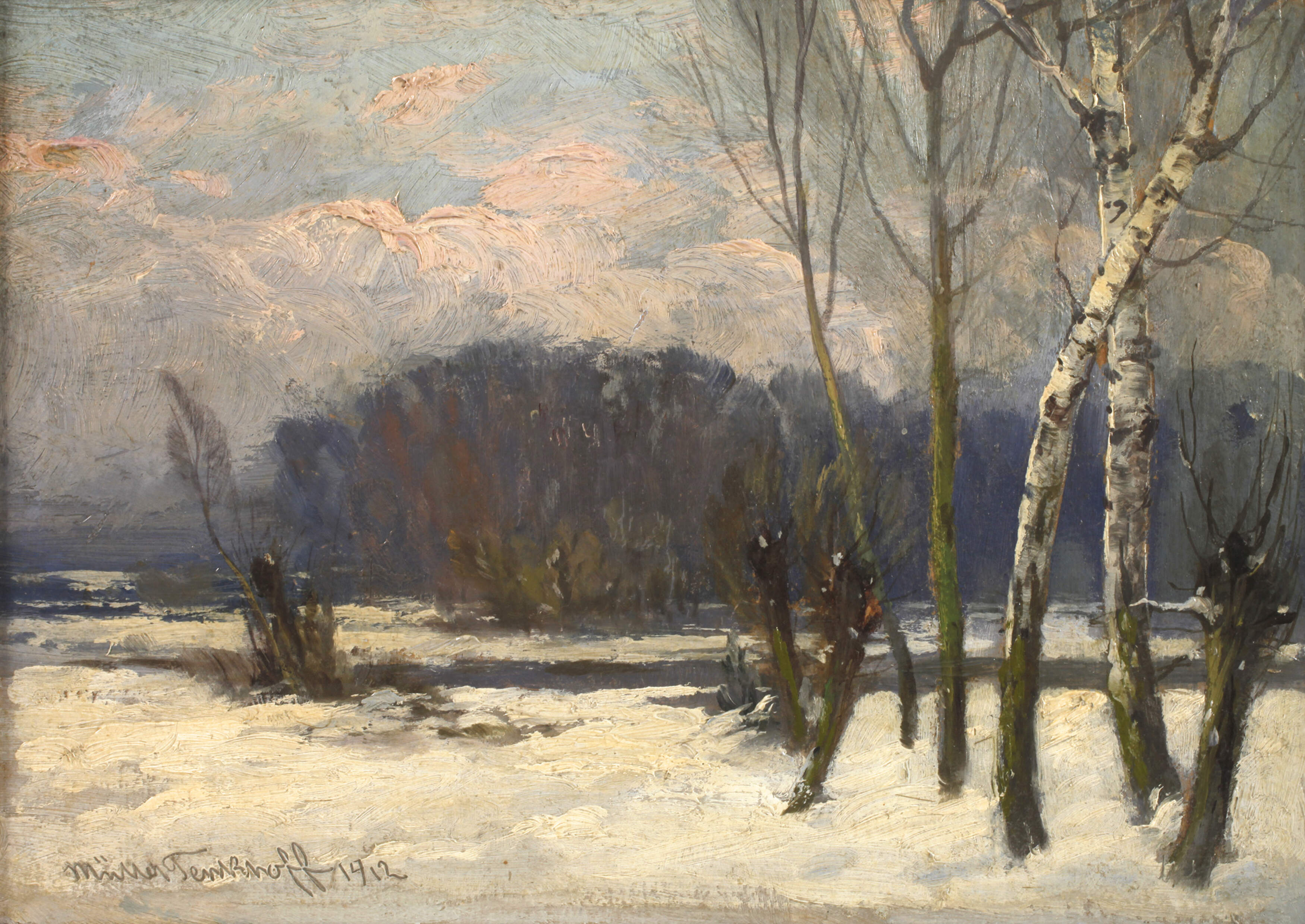 Carl Müller-Tenckhoff, Winterlandschaft