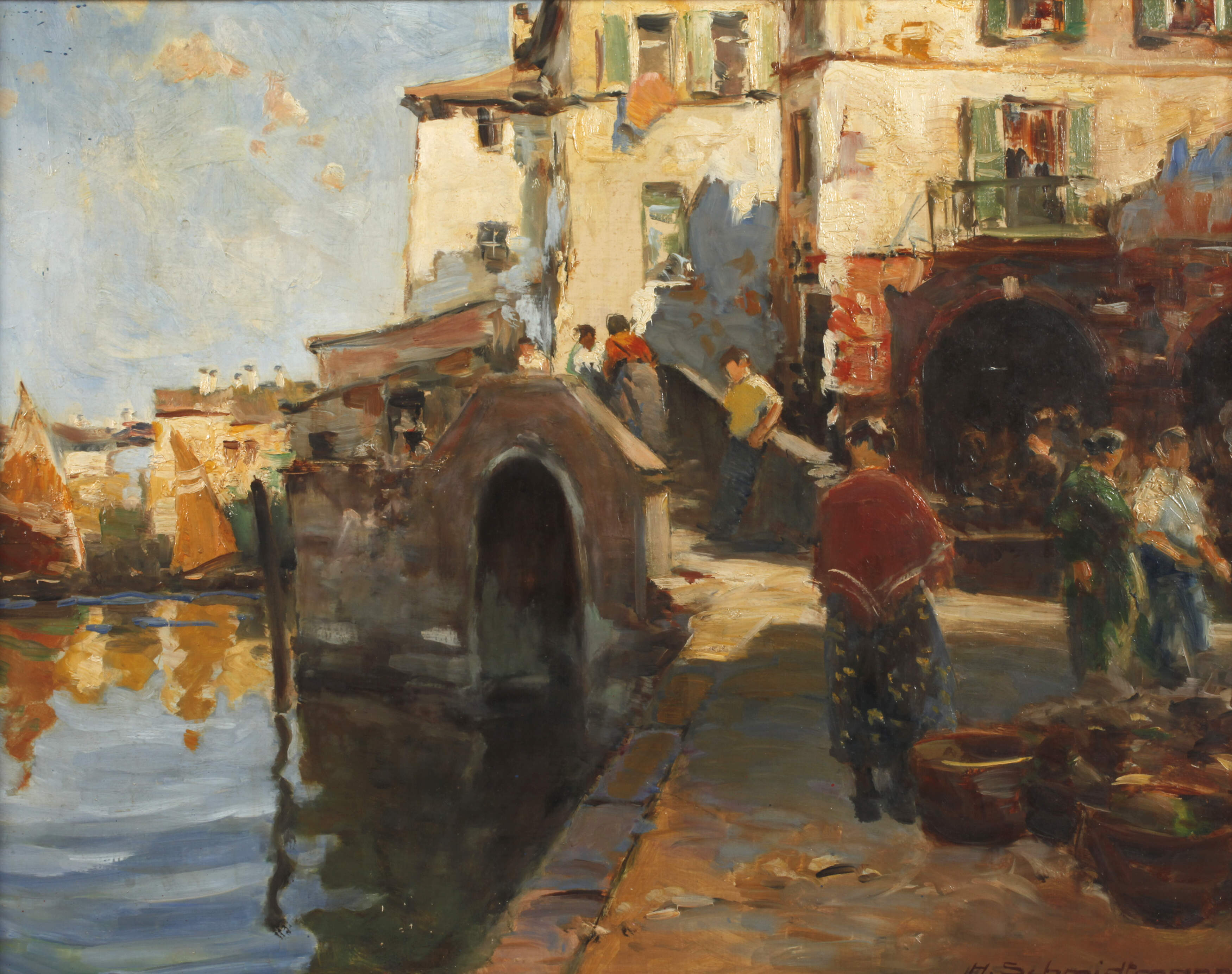 Hermann Schmidtmann, "Venezianisches Motiv"