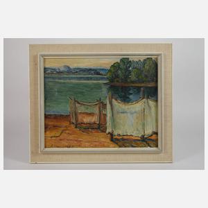 Jochen Stumpf, Fischernetze am Seeufer