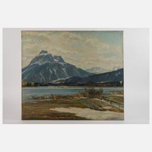Johann Paul Walch, Vorfrühling in den Alpen