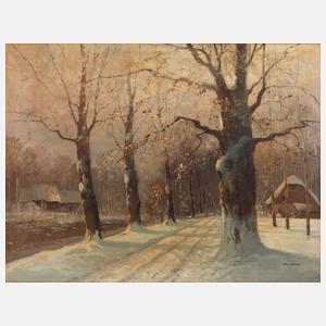 Franz Waldegg, attr., Winterlandschaft