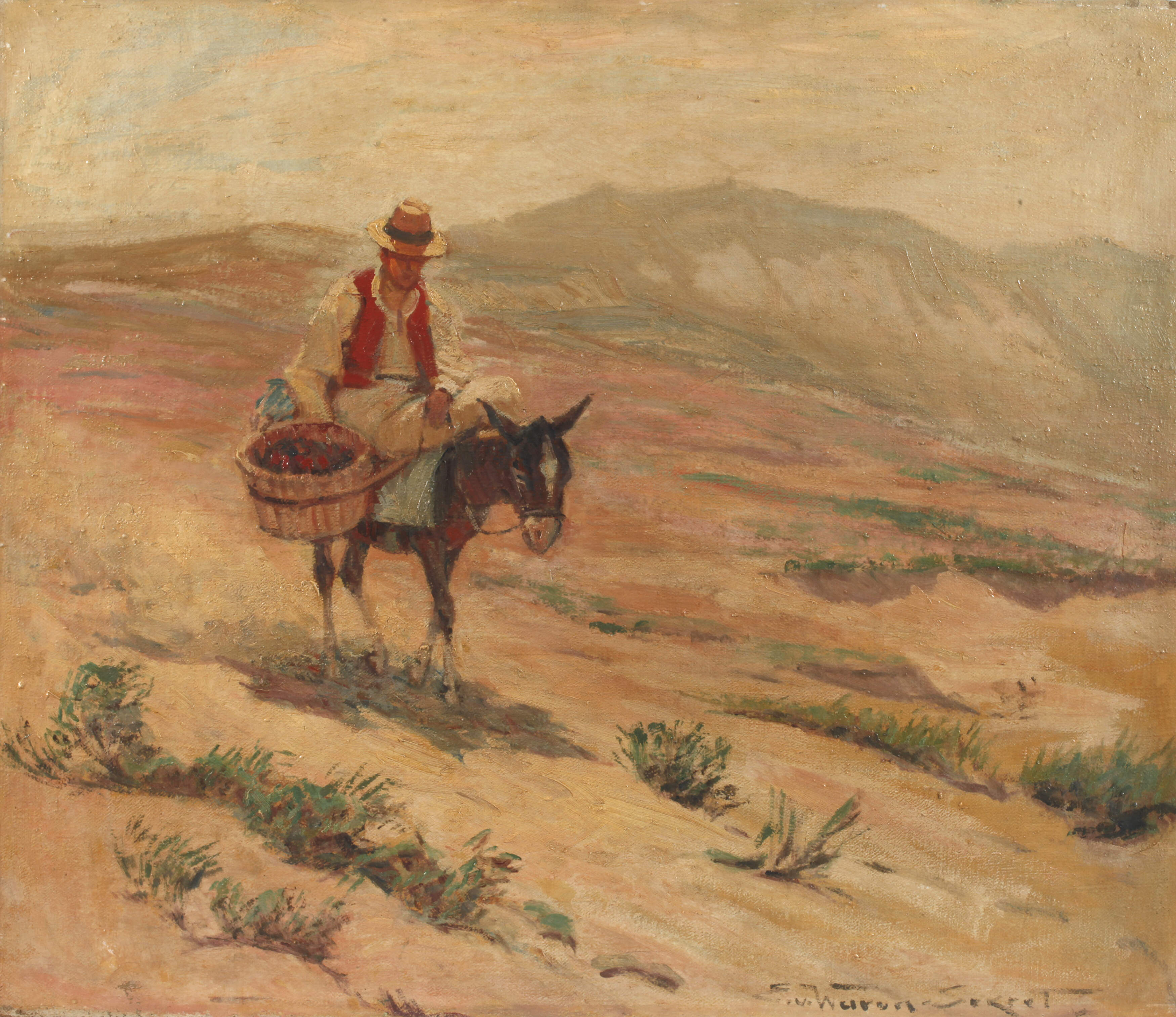 Eugen von Warun-Sekret, Tunesischer Bauer