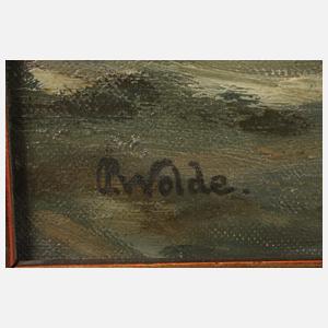 Paul Wolde, Segler im Hamburger Hafen