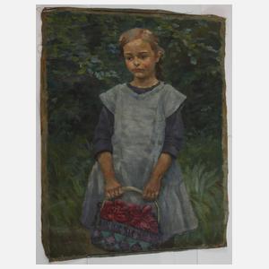 Das Mädchen mit dem Blumenkorb