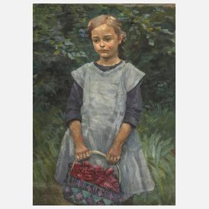 Das Mädchen mit dem Blumenkorb