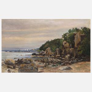 Die Helligdomsklippen in Rø auf Bornholm