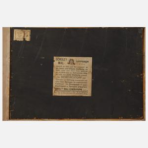 Gino von Finetti, attr., Gewitter über Burgruine