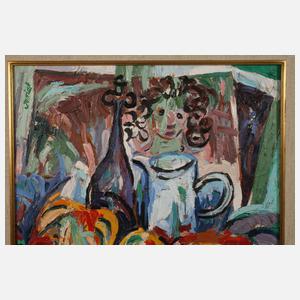 Juliusz Joniak, attr., Expressives Stillleben