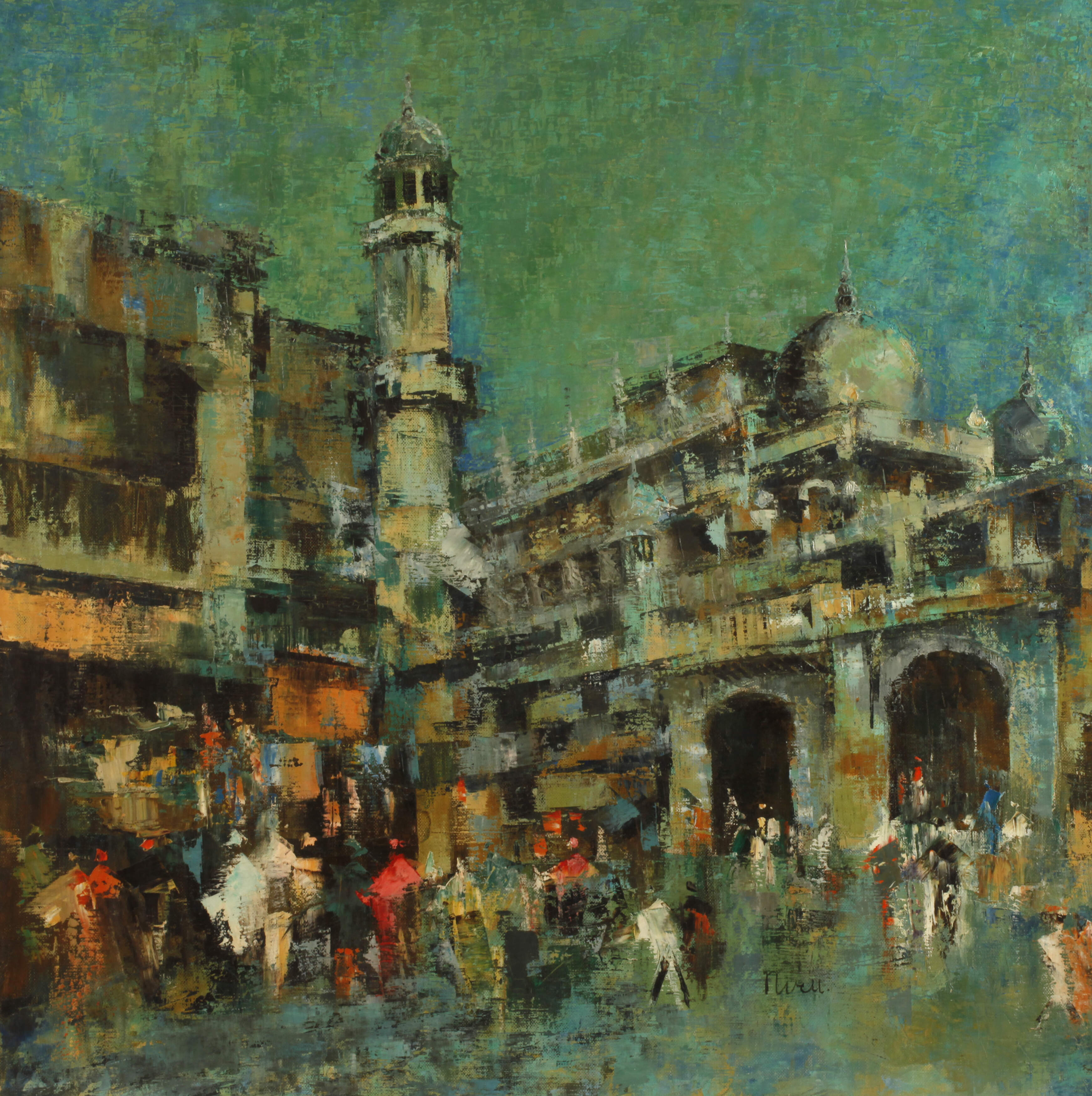 Nizu, Orientalische Stadtansicht