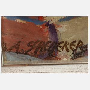 Albert Schellerer, "Stilleben mit Kallas"