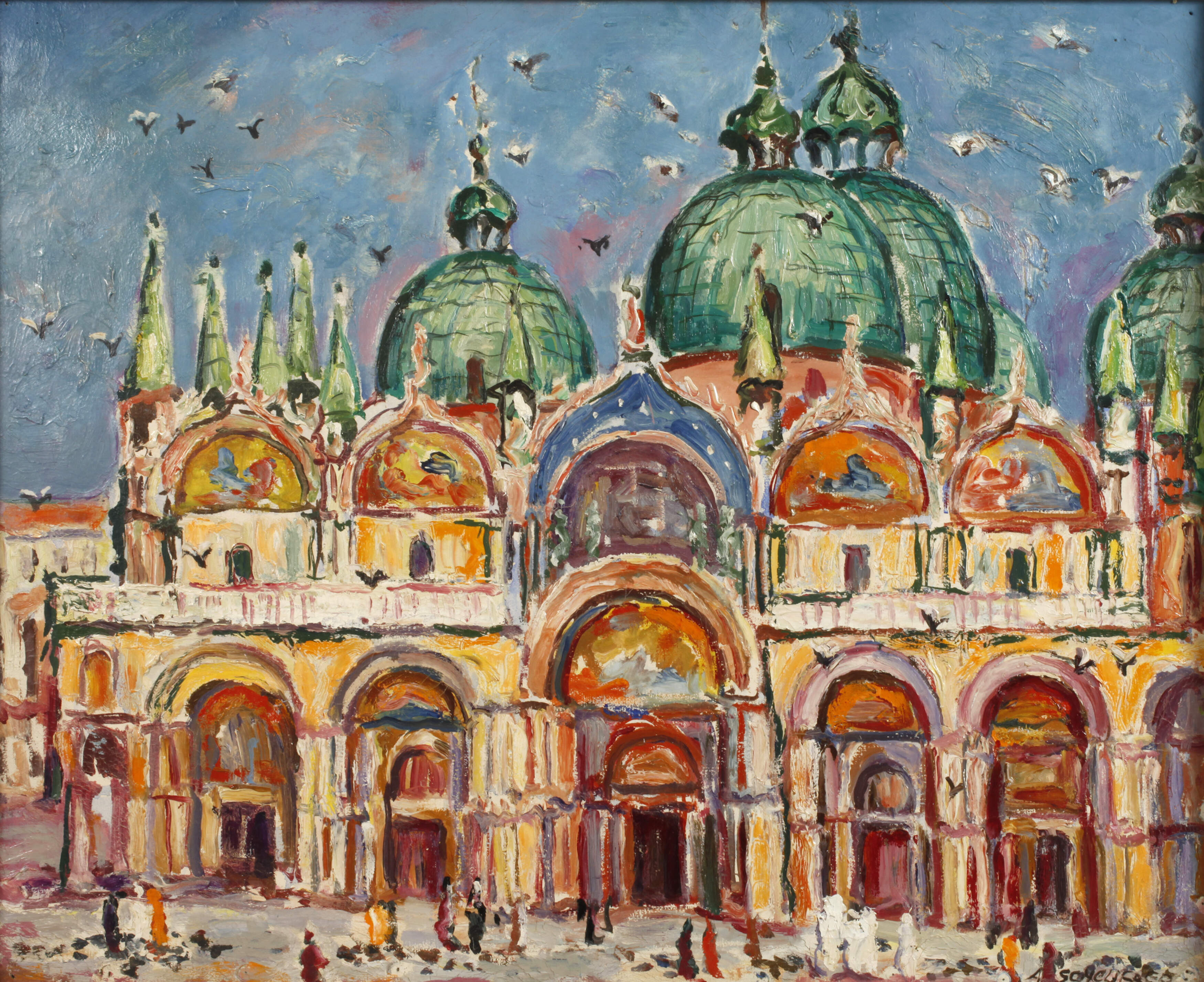 Albert Schellerer, San Marco in Venedig