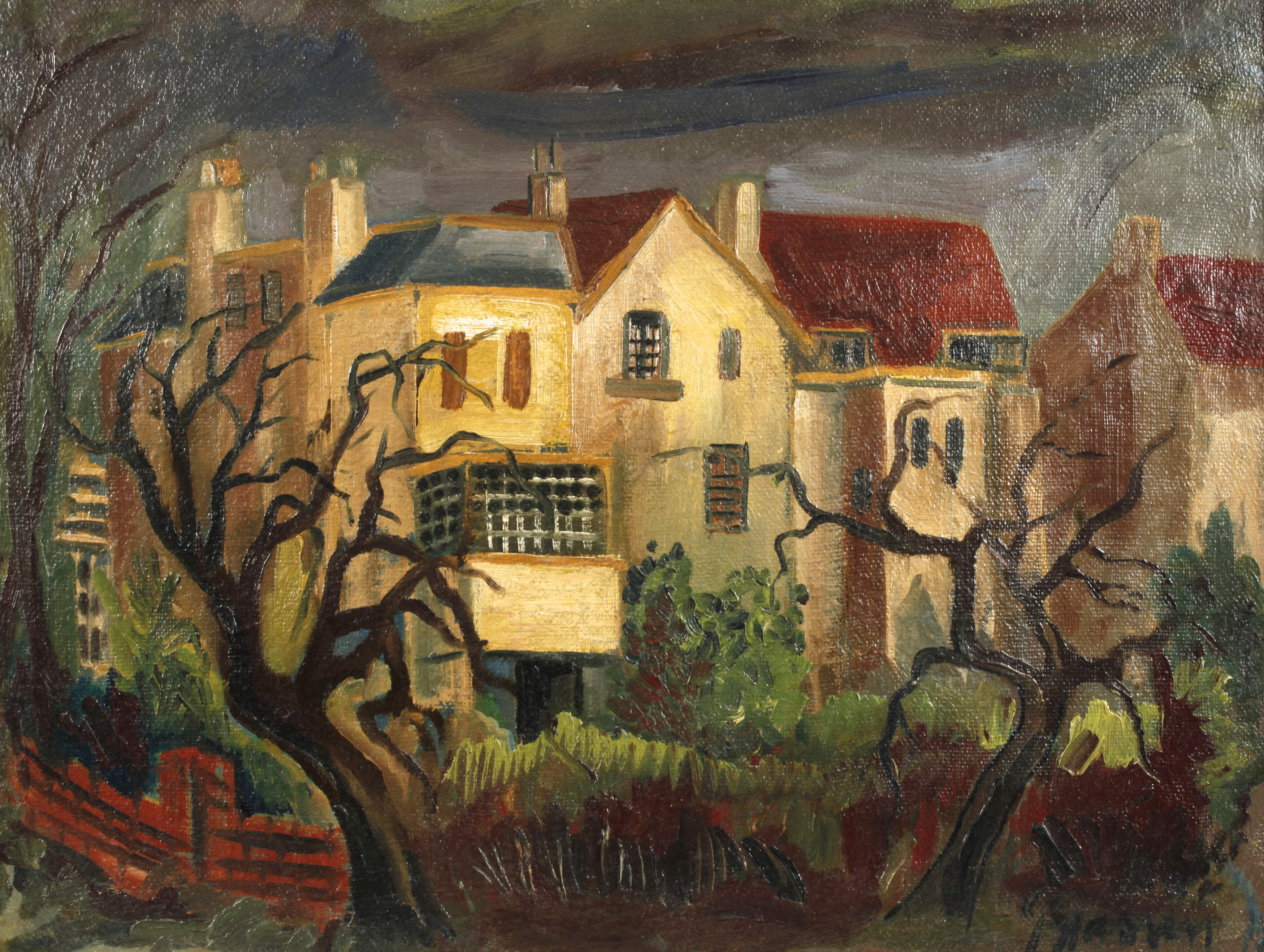 Stassen, Expressionistische Landschaft