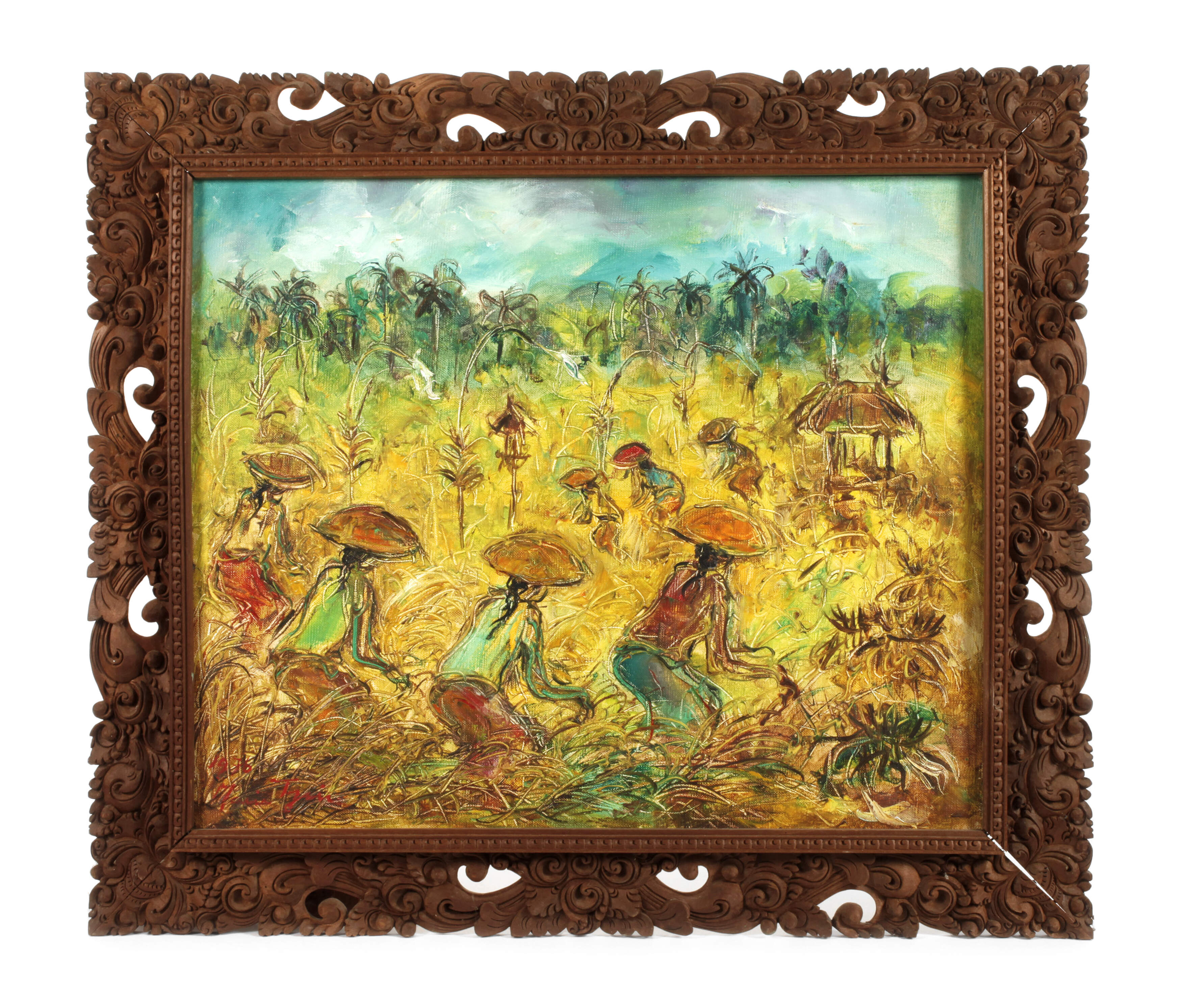 Maria Tjui, Balinesische Reisbauern