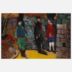 Dieter Weidenbach, "Musikanten im Garten"