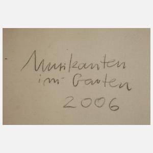 Dieter Weidenbach, "Musikanten im Garten"