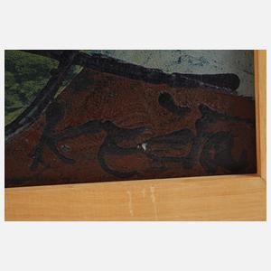 Bohumil Kecir, attr., Vier Gemälde