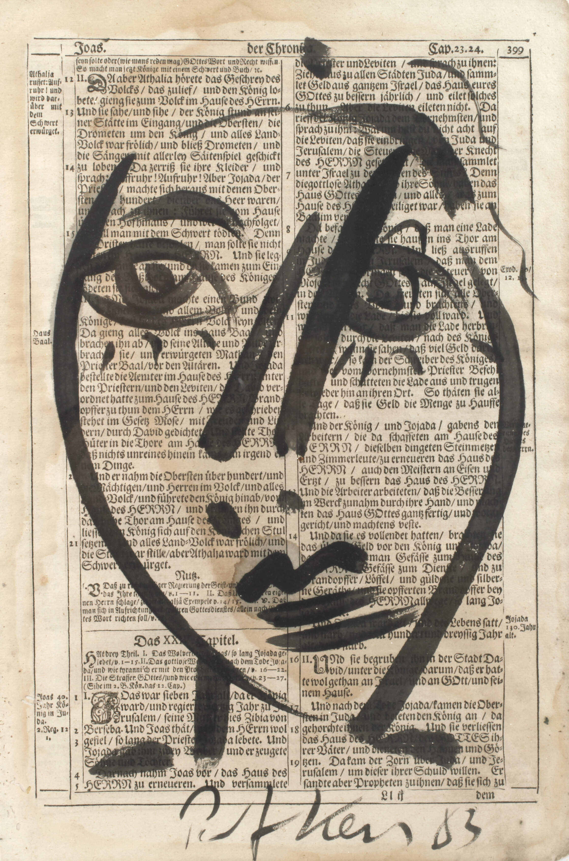 Peter Keil, Portrait auf Bibelseite