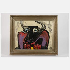 Peter Robert Keil, "Spielender Stier"