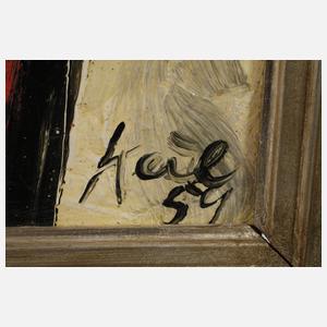 Peter Robert Keil, "Spielender Stier"