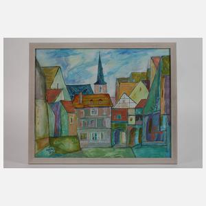 Christian Lüttich, Paar Stadtansichten