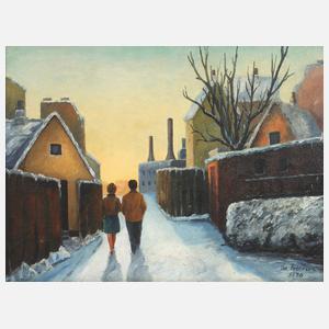 Petersen, Pärchen am Winterabend