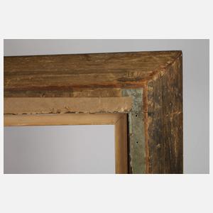 Empirerahmen mit Zinnauflagen