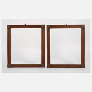 Paar Rahmen Biedermeier