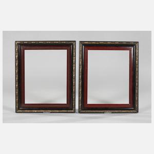 Paar Lackleisten Jugendstil