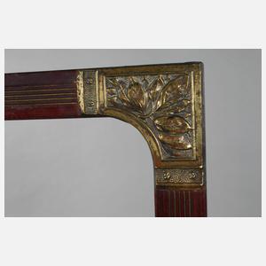 Rahmen mit Messingbeschlägen Jugendstil