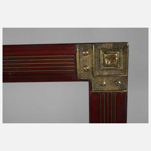 Rahmen mit Messingbeschlägen Jugendstil